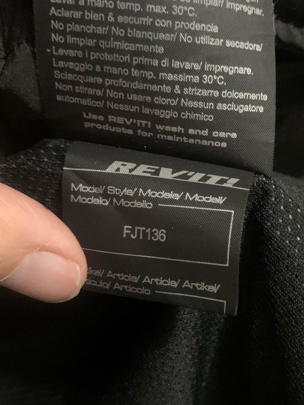 Revit Performance Waxed Cotton Motorcycle Jacket CE Approved Knox Pads Mens L - Picture 15 of 16